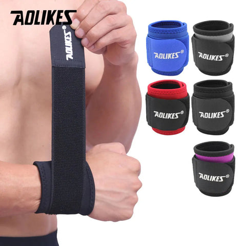 AOLIKES 1PCS Wrist Compression Strap and Wrist Brace Sport Wrist Support for Fitness,Weightlifting,Carpal Tunnel Arthritis Zen fit plus