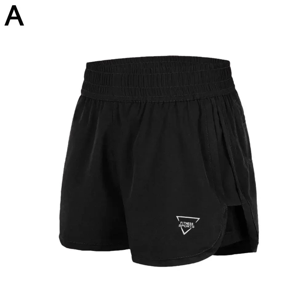 New Gym Sport Shorts Casual Outdoor Running Quick Dry Waist Women High Pieces Pants Shorts Short Two Training Elastic Short Q3O3 Zen fit plus
