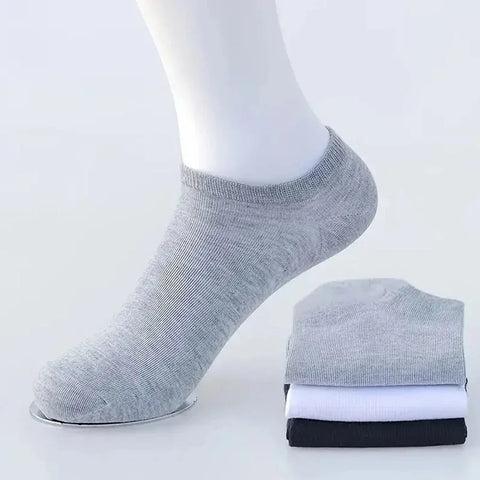 10/12/20/40 Pairs Men Boat Socks Business Sport Sweat Absorption Mature Summer Autumn Solid Color Soft Non Pilling Ankle Socks - Zen Fit Plus