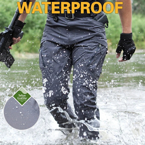 Summer Military Tactical Cargo Pants Casual Trousers Men Wear-resisting Multi-Pockets Quick Dry Outdoor Hiking Work Trousers Men Zen fit plus