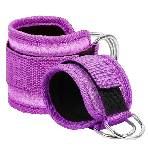 Fitness fluorescence Sports Straps Adjustable D-Ring Support Cuffs Ankle Pulley With Buckle Guard Leg Strength Safety Abductors - Zen Fit Plus