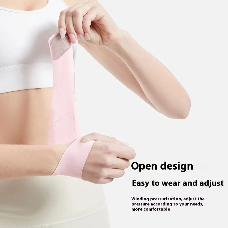 Ultra thin wrist brace for sprains, wrist strap for men and women's badminton sports, thin tendon sheath for pain and strain Zen fit plus