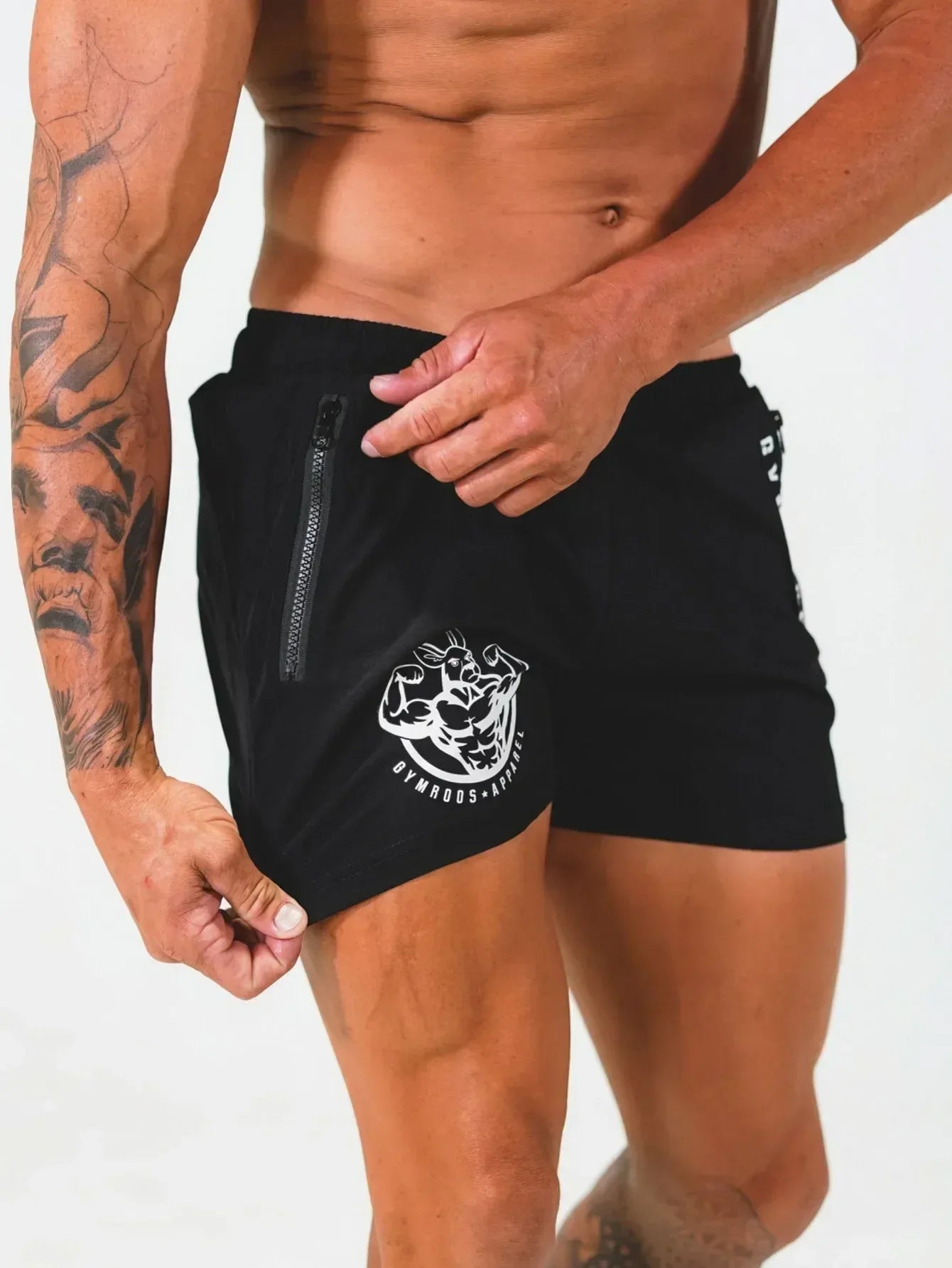 Sports Shorts Men Gym Workout Running Shorts Bodybuilding Joggers Summer Fitness Training Jogging Short Pants Male Beach pants - Zen Fit Plus