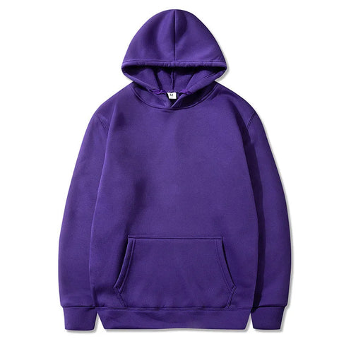 Men's and Women's Solid Color Pocket Hoodies Sports Fitness Sweatshirts Fashionable Casual Pullovers Multi Color Zen fit plus