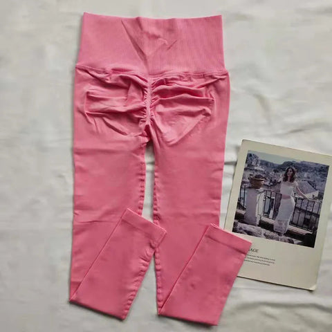 Seamless Sport Yoga High Waist Pants Leggings Sport See Through Yoga Gym Running Quick Dry Pants Scrunch Butt Pants Zen fit plus