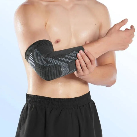 Elastic Fabric Protective Elbow Brace Knitted Compression Sleeve for Tendonitis Pain Relief Zen fit plus