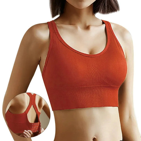 Tank Top Women Gym Women Corset Sports Bra Push Up Crop Top Fitness bra Hollow Breathable Sexy Running Athletic Sportswear Zen fit plus