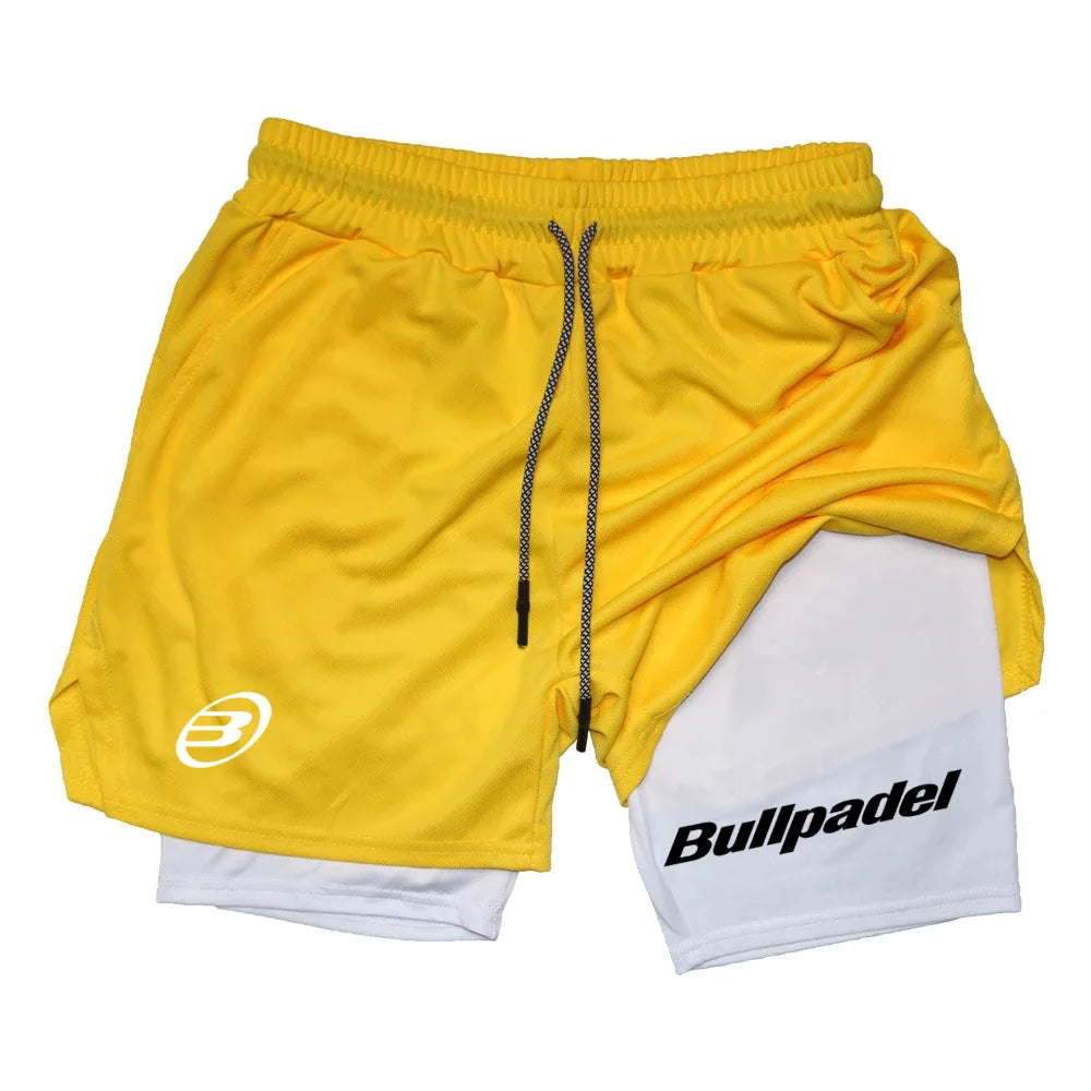 New Men's Padel Sport Shorts Summer Male Breathable Tennis Shorts Quick-Drying Badminton Trousers Outdoor Running Sportwear Zen fit plus