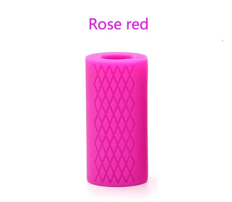 Silicone Dumbbell Barbell Grips Handles Anti-Slip Protect Pad Pull Up Weightlifting Support Gym Body Building Workout Silica Gel Zen fit plus