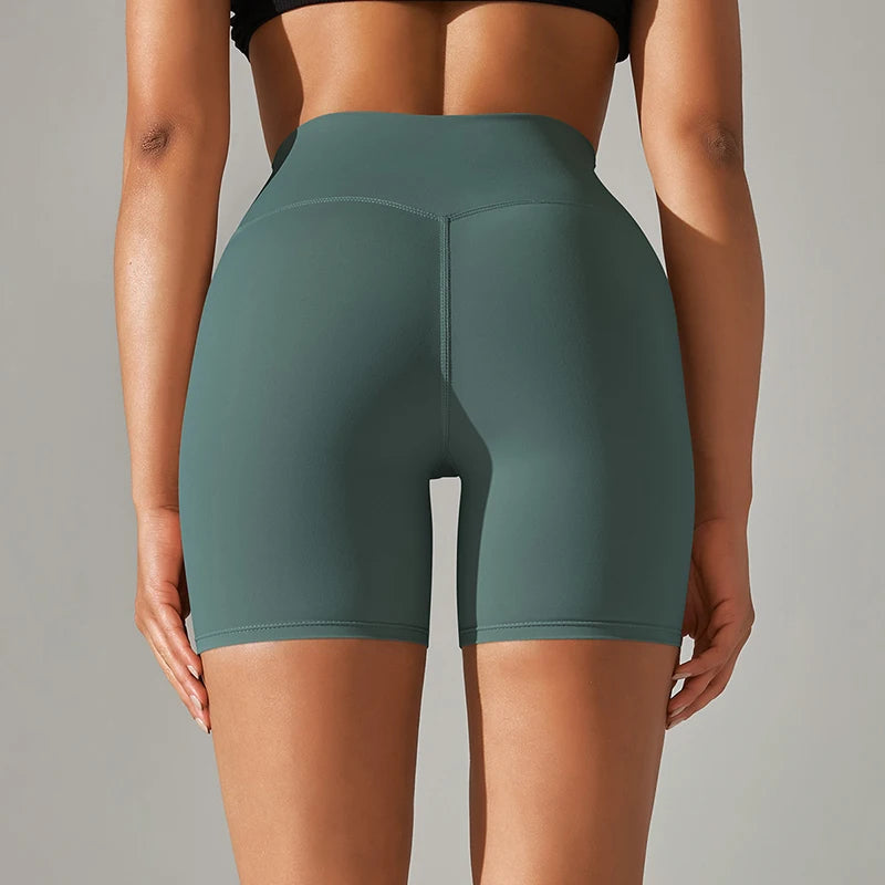 Yoga Shorts Women Fitness Shorts Running Cycling Shorts Breathable Sports Leggings High Waist Summer Workout Gym Shorts Zen fit plus