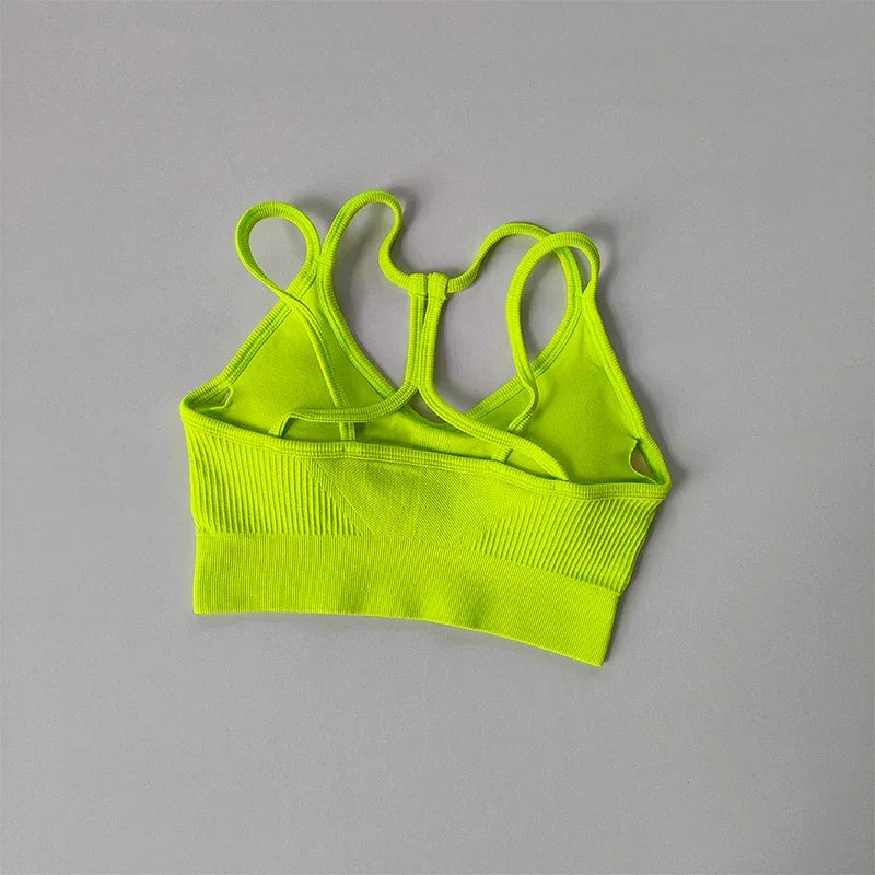 Sports underwear women's running shockproof summer quick drying back fitness bra vest professional training Yoga bra - Zen Fit Plus