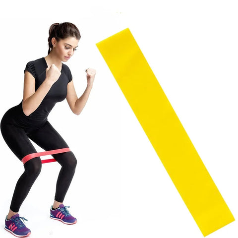 Various Color Yoga Sport Resistance Bands gym equipment TPE Home Fitness Elastic Bands Pilates strength training   workout Zen fit plus