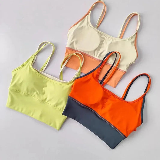 Shockproof Sports Bra for Women Slim Elastic Fitness Underwear  Gym Breathable Yoga Crop Top Sportswear Zen fit plus