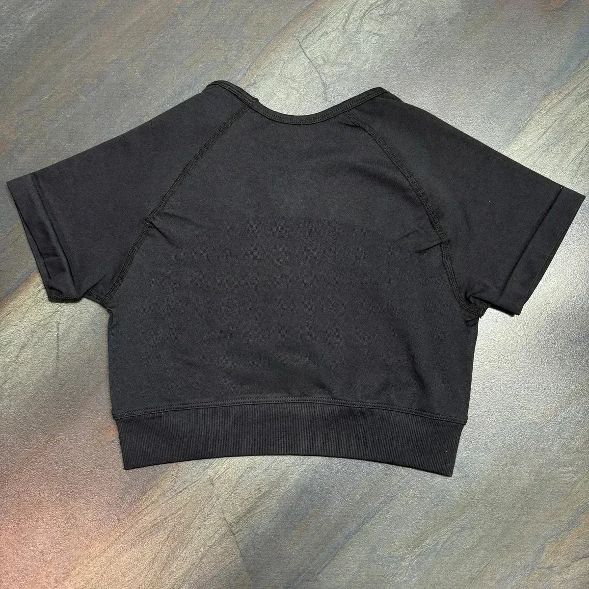 Impact Crop Top Women Short Sleeve Yoga Top Shirts Light Weight Gym Crop Top Seamless Sports Shirt Ribbed Crop Fit Zen fit plus