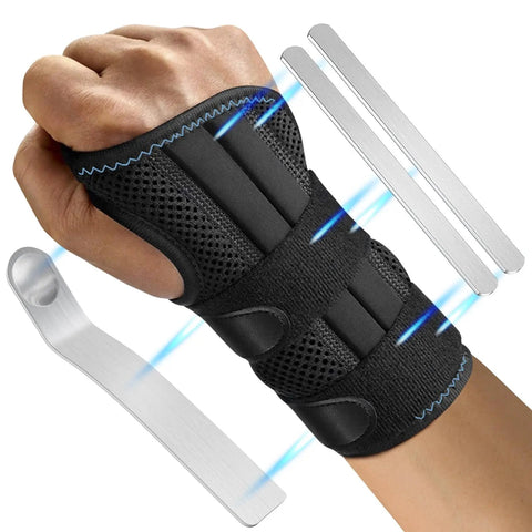 1Pcs Adjustable Wristband Wrist Support Wrist Brace Sport Left Right Hand Wrist Support for Fitness, Weightlifting & Pain Relief Zen fit plus