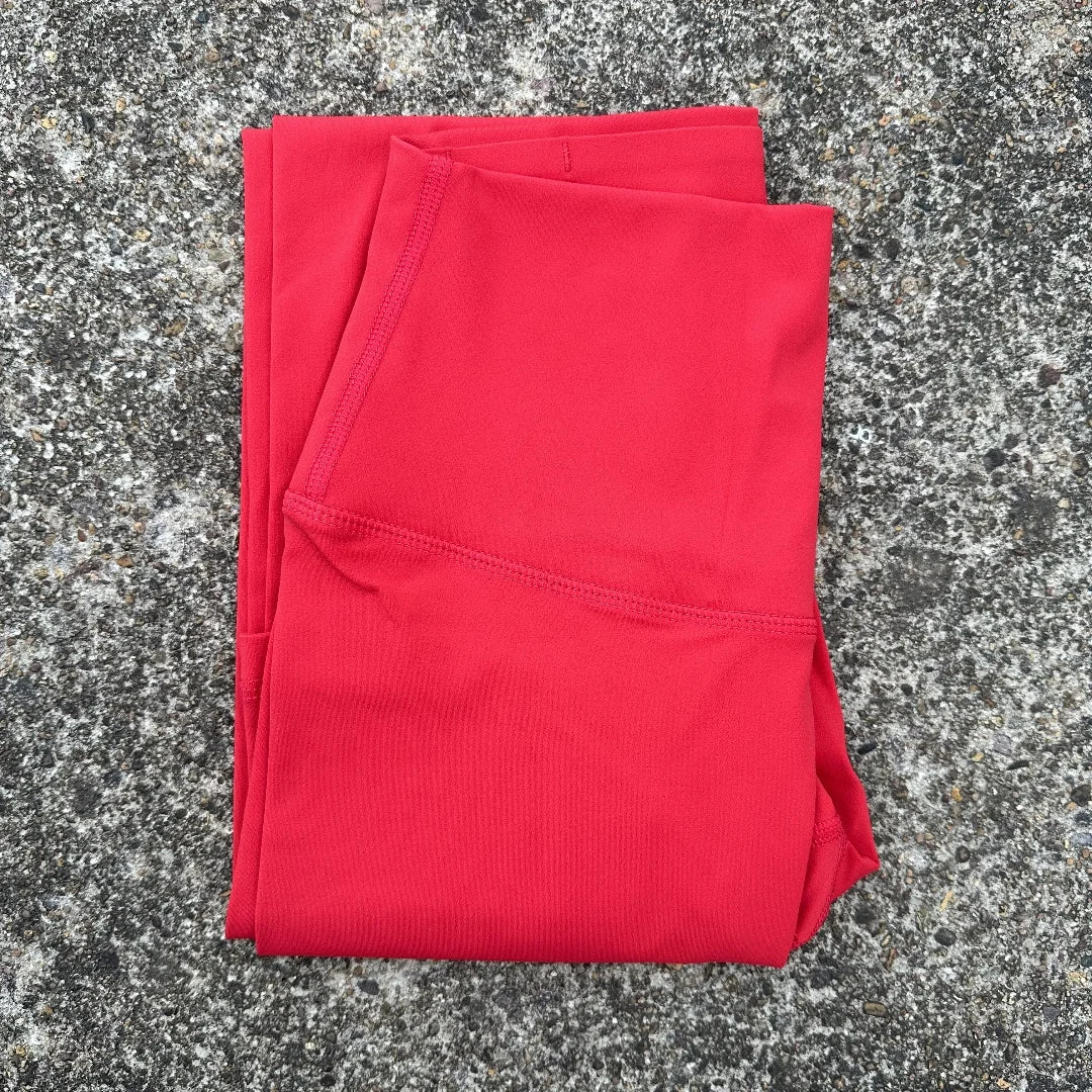 Solid Color Back Waist Pocket High Waist Yoga Legging Women Sport Cropped Pants Butter Athletic Gym Comprehensive Training Jog Zen fit plus