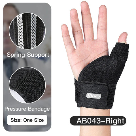 1PC Flexible Splint Wrist Thumb Support Brace for Tendonitis Arthritis Breathable Thumb Protector Guard Fits Right and Left Hand Zen Fit Plus
