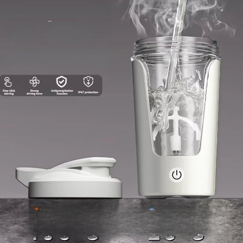 Electric Protein Shaker Bottle Mixing cup Automatic Self Stirring Mug Coffee Milk Cup Portable Blender Sports Fitness Kettle 35 Zen fit plus