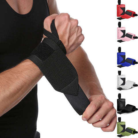 Fitness Wrist Wraps Weight Lifting Gym Wrist Straps Cross Training Padded Thumb Brace Strap Power Hand Support Bar Wristband Zen Fit Plus