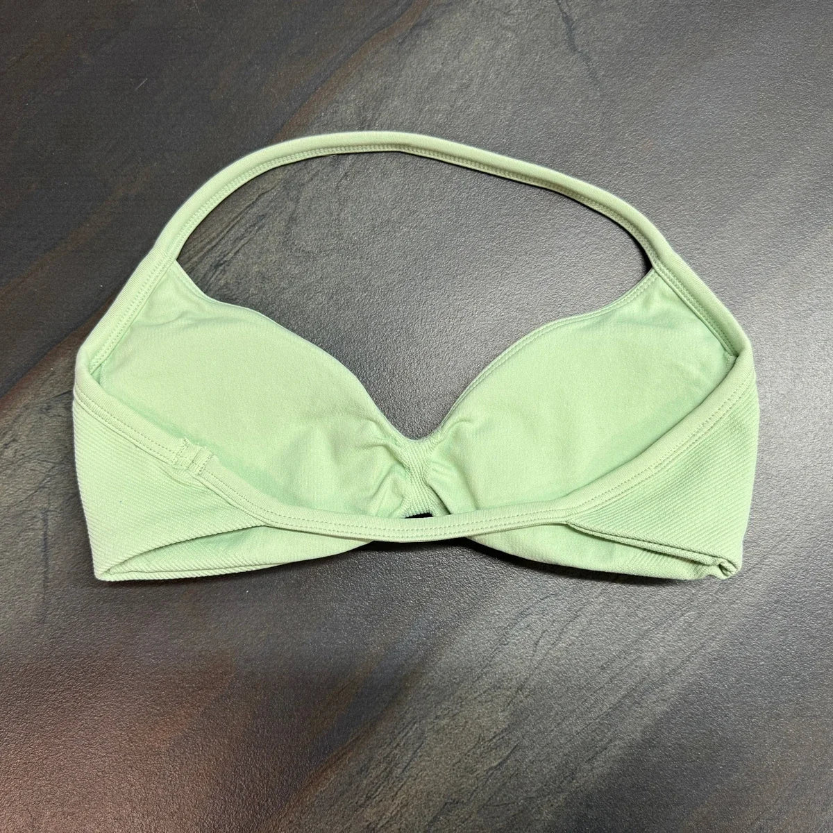 Impact Strappy Bra for Women Open Back Halter Sports Bra Light Support Gym Crop Top Seamless Workout Yoga Top Bra Padded Bras Zen fit plus