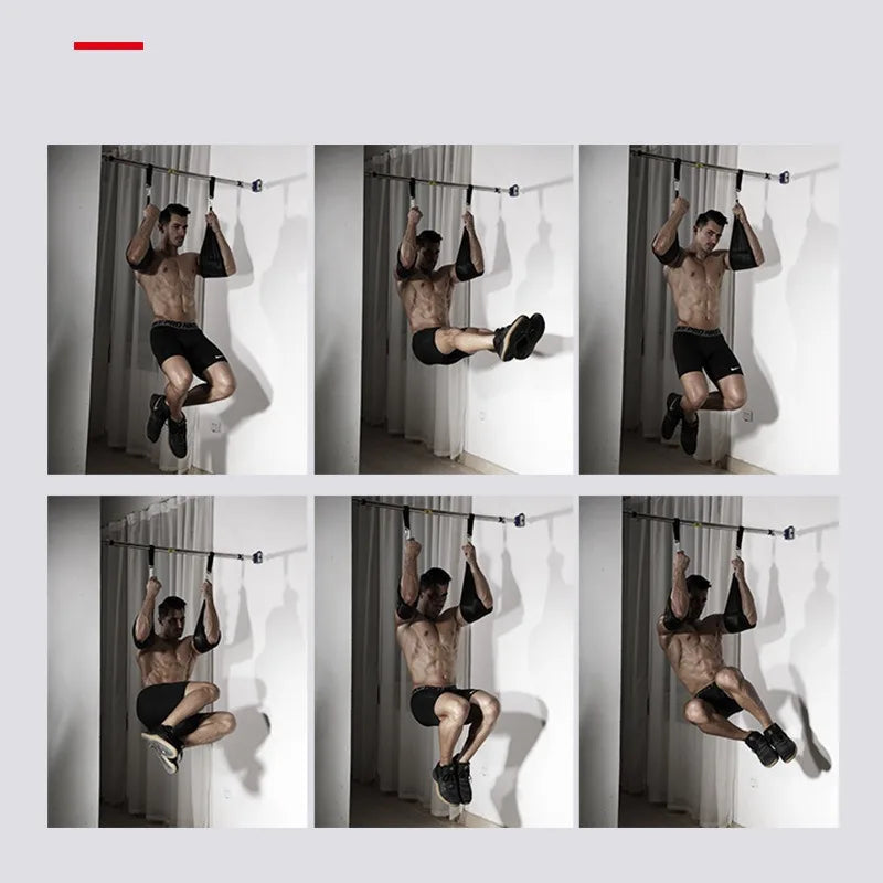Fitness Abdominal Muscle Belt Hanging AB Sling Straps Hanging Pull-Ups Training Horizontal Bar Gym Home Unisex Zen fit plus