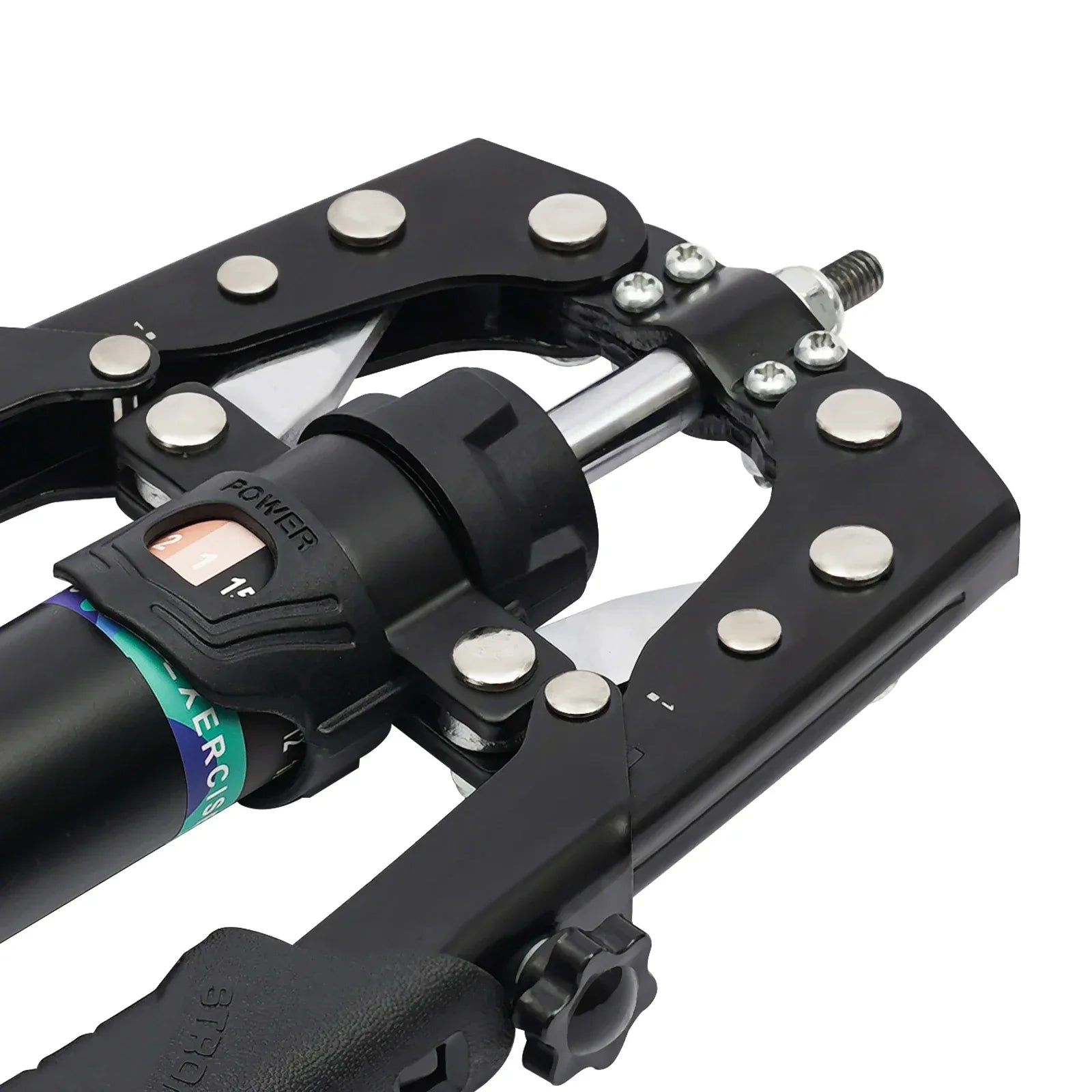 Hydraulic Power Twister Spin Button Arm Blaster Forearm Workout Equipment Adjustable 22-440lbs for Arms, Legs, Biceps, etc - Zen Fit Plus