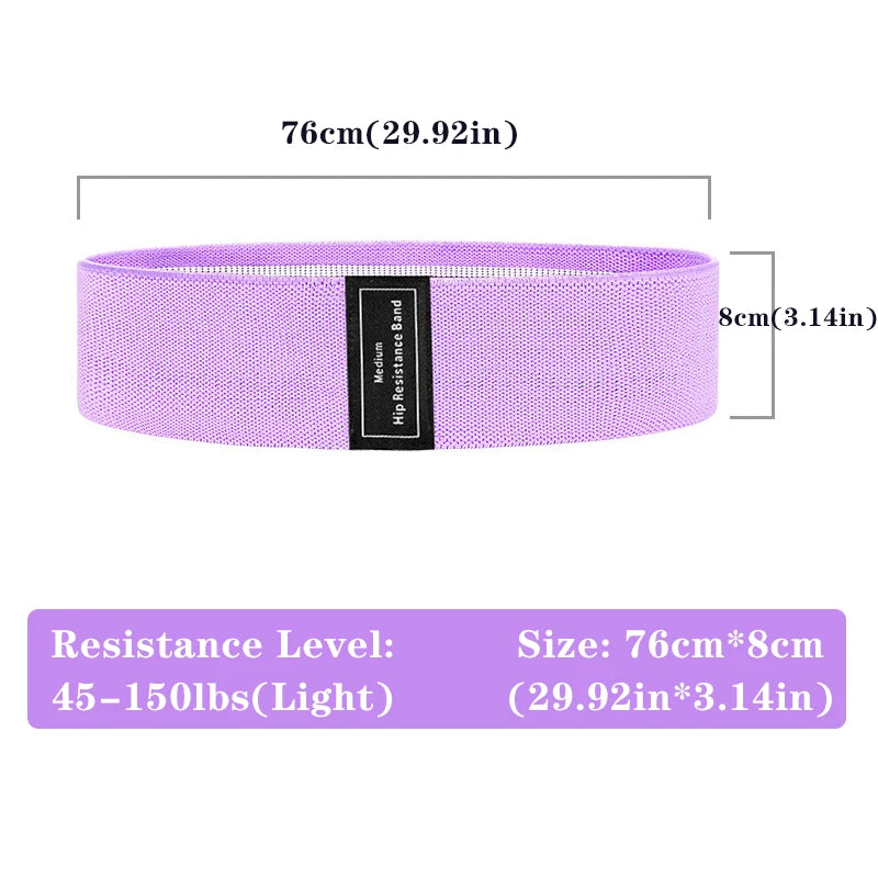 Fitness Resistance Band Buttocks Expansion Fitness Cloth Rubber Band Elastic Workout Suitable For Home Exercise Sport Equipment Zen fit plus