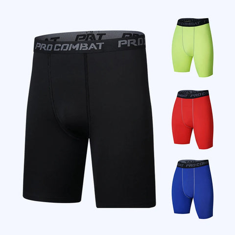 Five-point Fitness Pants Men Sports Leggings Basketball Training Quick Dry High Elastic Running Tight Bottoming Cycling Shorts Zen fit plus