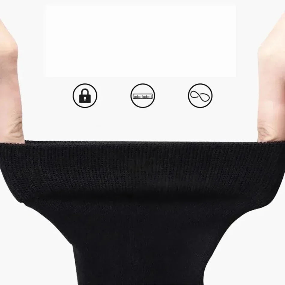 10 Pairs Men's Cotton Socks New Style Black Business Men Socks Soft Breathable Summer Winter for Male Socks Plus Size 38-47 - Zen Fit Plus