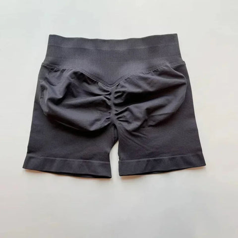 Impact Shorts Women Low Ribbed Band Gym Shorts Fitness Biker Short Workout Scrunch Butt Yoga Seamless Tights Zen fit plus