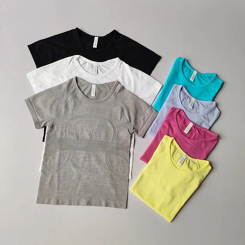 Women's Fitness T-Shirt Short Sleeve, Breathable Quick Dry Workout Top for Running, Yoga & Gym Training, Slim Fit Active Tee - Zen Fit Plus