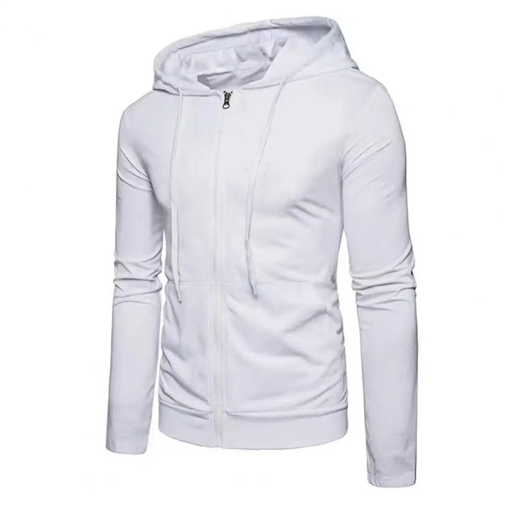 Autumn Men Sweatshirts Long Sleeve Jacket Hoodie Zipper Closure Jacket Male Hoodies Sweatshirt Slim Fit Male Clothing Zen fit plus