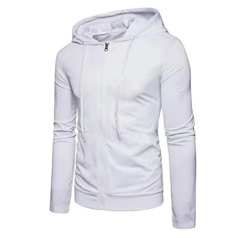 Autumn Men Sweatshirts Long Sleeve Jacket Hoodie Zipper Closure Jacket Male Hoodies Sweatshirt Slim Fit Male Clothing Zen fit plus