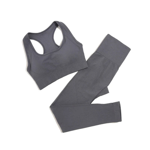 WAREBALL 2/3/4pcs Seamless Yoga Set Gym Clothes Sportswear Yoga Suits For Women Fitness Set Tracksuits Sports Bra Gym Leggings Zen fit plus