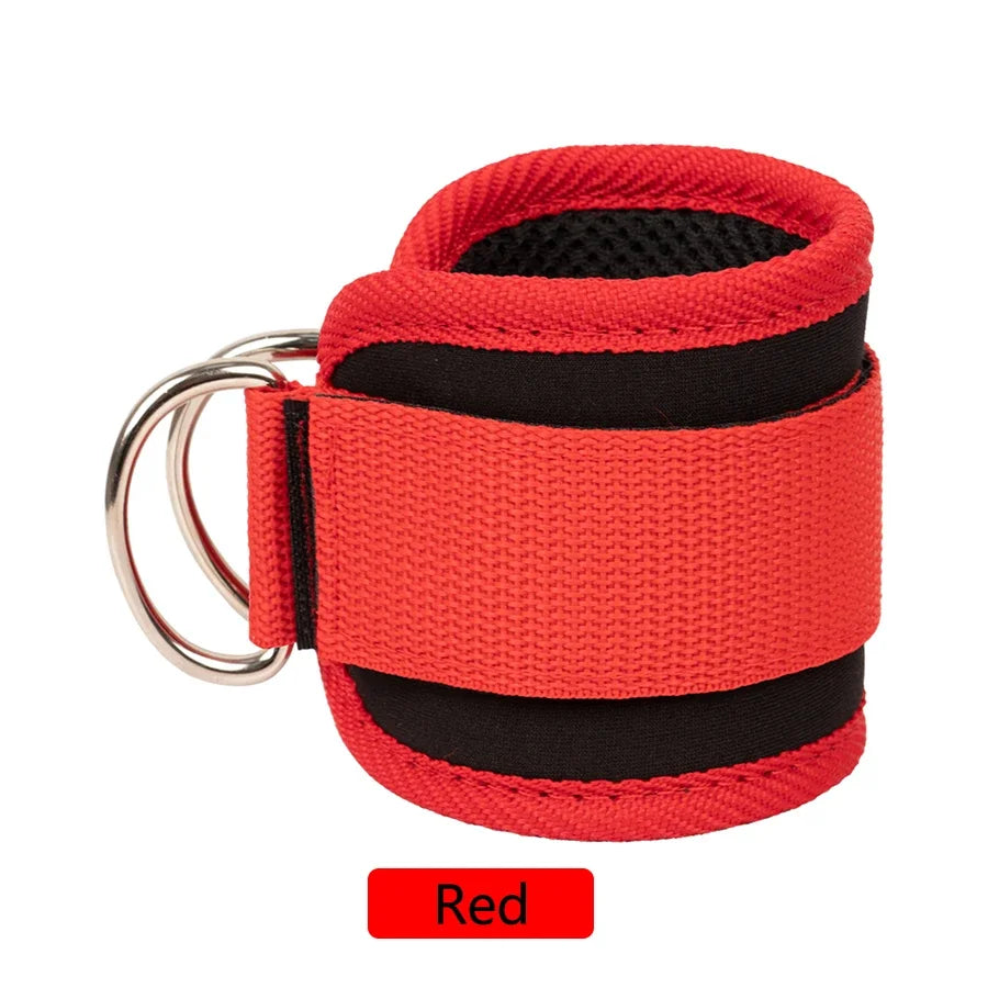 Fitness Ankle Straps Adjustable D-Ring Support Cuffs Gym Leg Excercises Training Workouts Sports Fit Guard Safety Abductors Zen fit plus