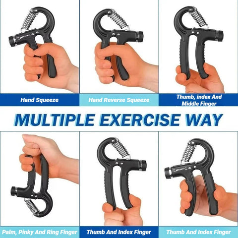 5-60KG Hand Grip Strengthener Gym Equipment Gripper Forearm Exerciser Grips Exercise Hands And Fingers Trainer Muscle Fitness Zen Fit Plus