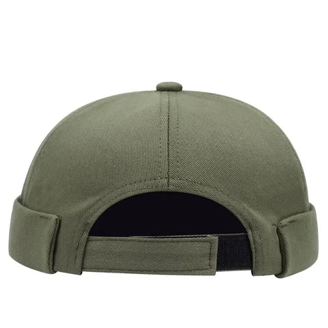 Vintage Brimless Hat Breathable Shark Beanie Hat Cotton Retro Men Adjustable Docker Cap Literary Sailor Cap Women Hip Hop Hat - Zen Fit Plus