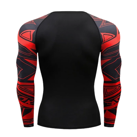 Gym Compression Dry Fit Men's Long Sleeves Fitness T-shirt Spring And Autumn Outdoor Sports Running Tees Sportswear Tops T-shirt - Zen Fit Plus