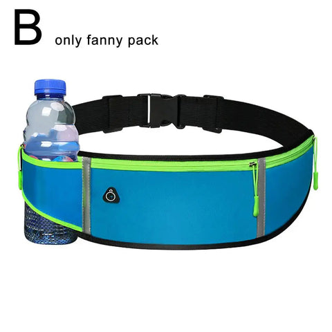 Running Waist Bag Runner Belt Workout Gear Gym Fitness Fanny Pack Jogging Pocket Belt for Phone Water Bottle Women Men Zen fit plus