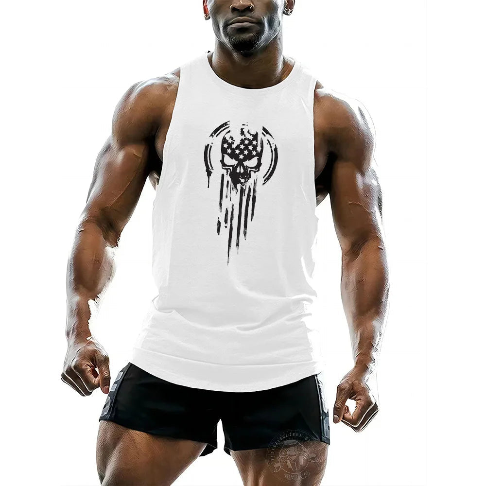 Summer new fitness sport men's vest Quick drying sleeveless T-shirt Fitness wear Basketball training vest men's sweatshirt tops Zen fit plus