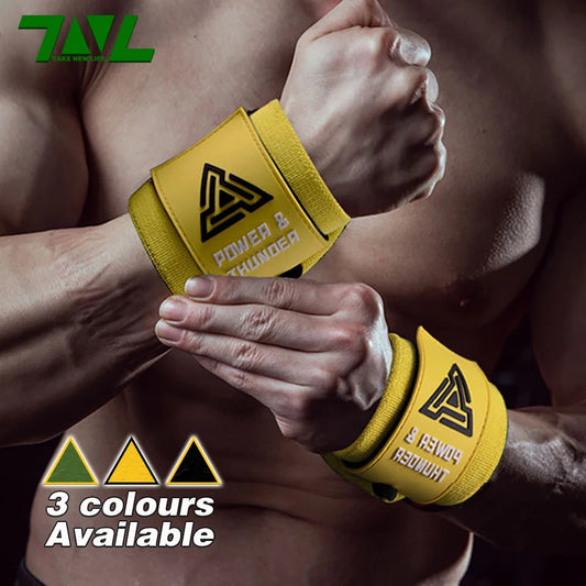 1 Pair Premium Wrist Support Fitness Wristbands Protect Your Wrist During GYM Workouts Ideal for Intense Bench Press Deadlift Zen fit plus