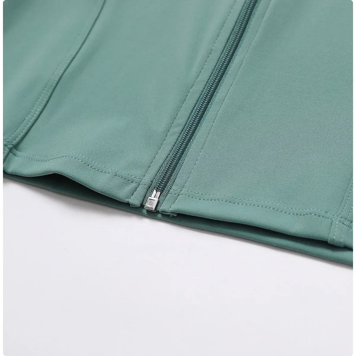 Hearuisavy Autumn Elasticity Yoga Jacket Outdoor Running Sports Jacket Female Gym Zipper Tight Fitting Jacket Women Sportswear - Zen Fit Plus