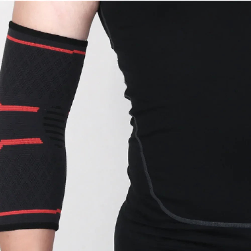 1PCS Elbow Support Elastic Gym Sport Elbow Protective Pad Absorb Sweat Sport Basketball Arm Sleeve Elbow Brace - Zen Fit Plus