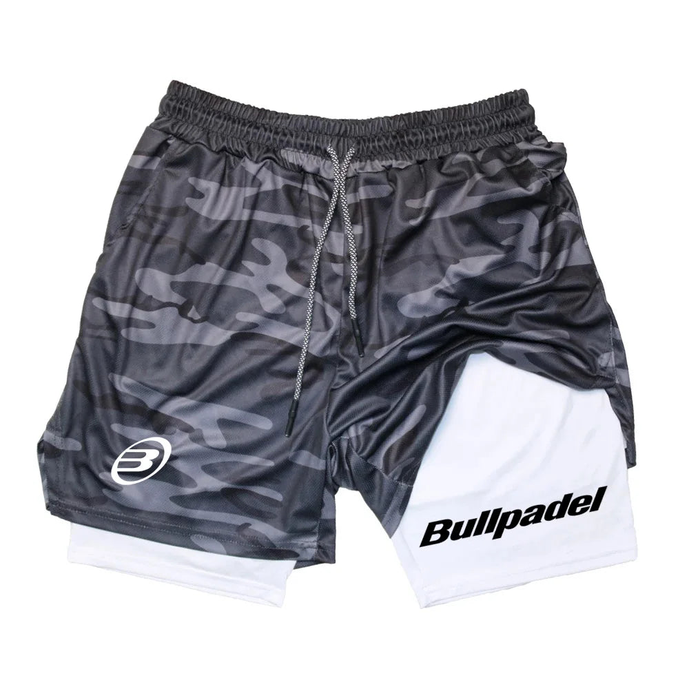 New Men's Padel Sport Shorts Summer Male Breathable Tennis Shorts Quick-Drying Badminton Trousers Outdoor Running Sportwear Zen fit plus