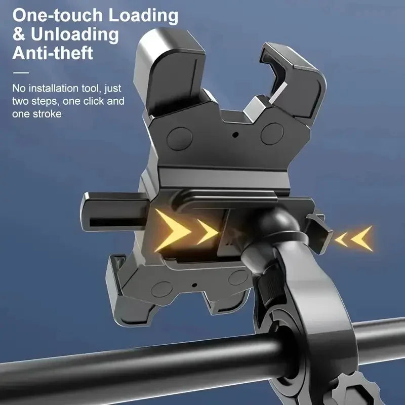 2PCS 360° Rotatable & Adjustable Bike/Motorcycle Phone Mount - Shockproof, Anti-Slip Holder For phone, - Durable Abs Material - Zen Fit Plus