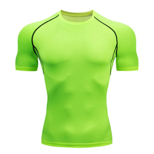 Men's T Shirt Outdoor Training Fitness Gym Jogging Running Sweatshirt Bat/-Man Compression Shirts Tight Elastic Breathable Zen fit plus