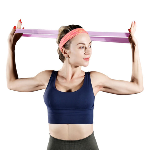 Home training yoga sport resistance bands Fitness Elastic Resistance Bands Stretching Pilates Crossfit Workout Gym Equipment Zen fit plus