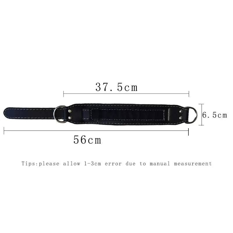 Adjustable Gym Shackles Cowhide Ankle Straps Fitness Cable Machines Workout Ankle Weights Training Straps Work on Hips and Legs Zen fit plus