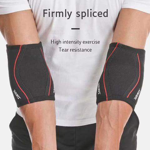 AOLIKES 7MM Weightlifting Elbow Brace Support Neoprene Compression Elbow Pads Arm Sleeves Protector For Powerlifting Gym Fitness Zen fit plus