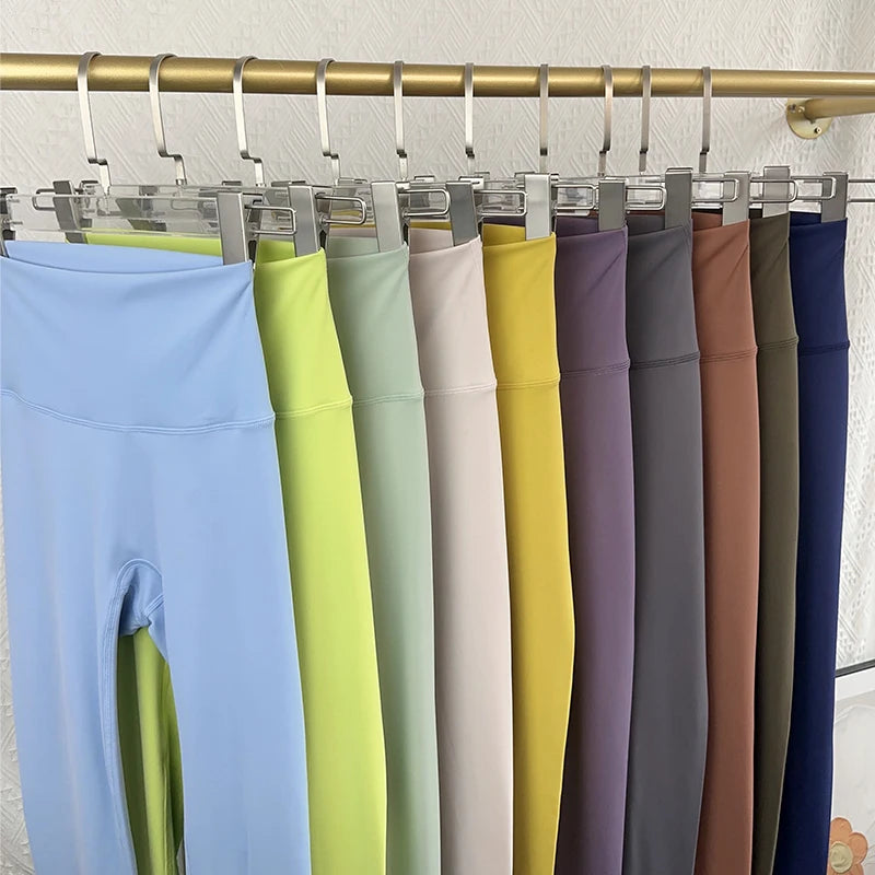 Hot Sale Fitness Female Leggings Running Pants Naked feeling Leggings High Waist Push Up Sport Women Fitness Running Yoga Pants Zen fit plus
